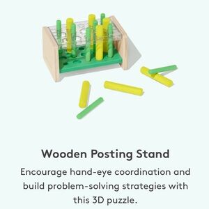 Lovevery Wooden Posting Stand Brand New